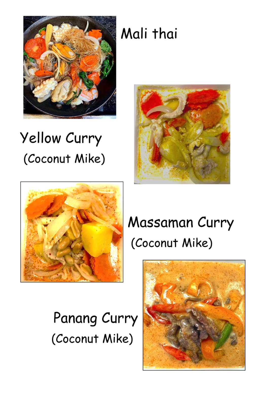 Menu page 7